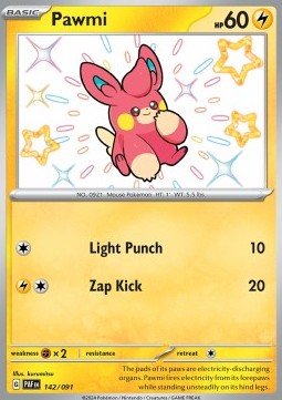 Pawmi Paldean Fates #142/91