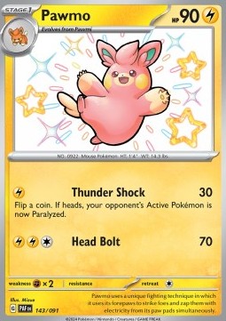 Pawmo Paldean Fates #143/91