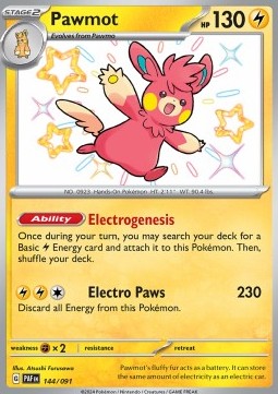 Pawmot Paldean Fates #144/91