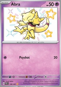 Abra Paldean Fates #148/91