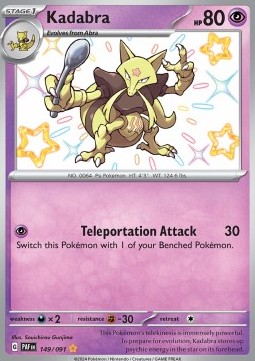 Kadabra Paldean Fates #149/91