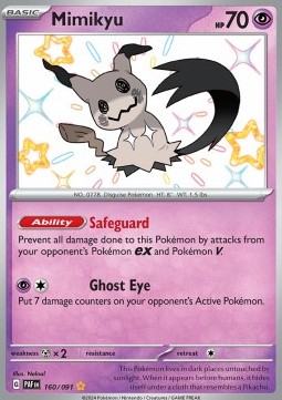 Mimikyu Paldean Fates #160/91