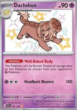Dachsbun Paldean Fates #161/91