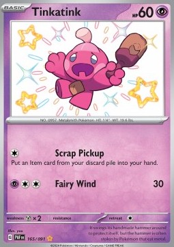 Tinkatink Paldean Fates #165/91