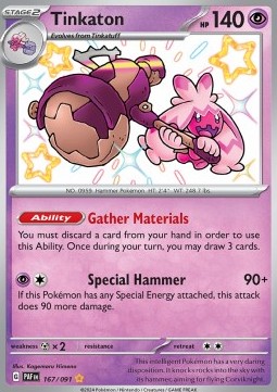 Tinkaton Paldean Fates #167/91