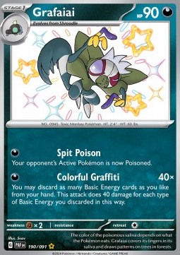 Grafaiai Paldean Fates #190/91