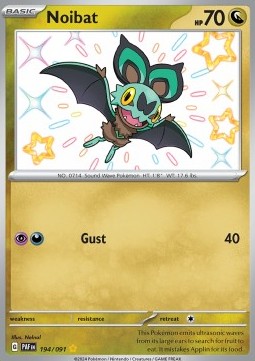 Noibat Paldean Fates #194/91