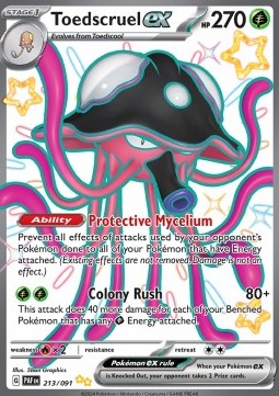 Toedscruel ex Paldean Fates #213/91
