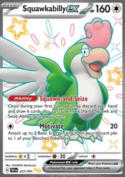 Squawkabilly ex Paldean Fates #223/91