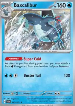 Baxcalibur Paldea Evolved #060/193