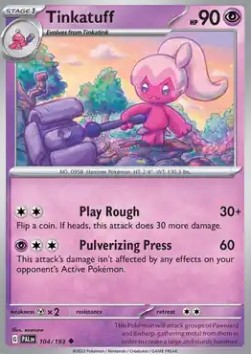 Tinkatuff Paldea Evolved #104/193