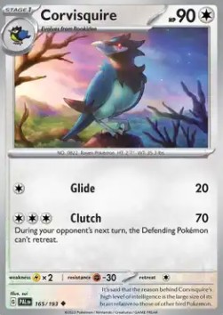 Corvisquire Paldea Evolved #165/193