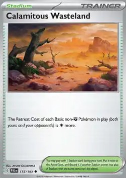 Calamitous Wasteland Paldea Evolved #175/193