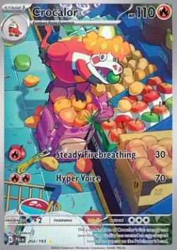 Crocalor Paldea Evolved #202/193