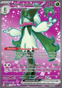 Meowscarada ex Paldea Evolved #231/193