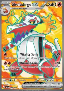 Skeledirge ex Paldea Evolved #233/193