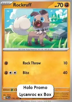 Rockruff Paldea Evolved #116/193