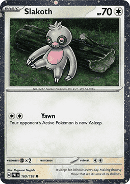 Slakoth Paldea Evolved #160/193