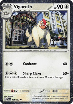 Vigoroth Paldea Evolved #161/193
