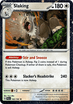 Slaking Paldea Evolved #162/193