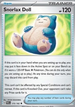 Snorlax Doll Paradox Rift #175/182