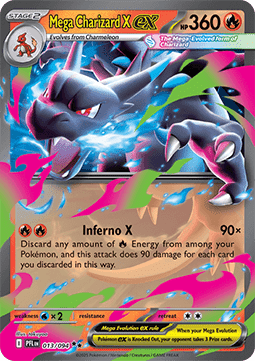 Mega Charizard X ex Phantasmal Flames #013/94