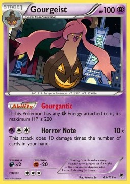 Gourgeist Phantom Forces #45/119