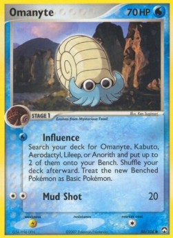 Omanyte EX Power Keepers #56