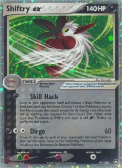 Shiftry ex EX Power Keepers #97
