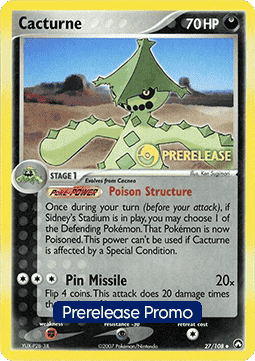 Cacturne EX Power Keepers #1