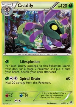 Cradily Plasma Blast #4/101