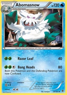 Abomasnow Plasma Blast #26/101