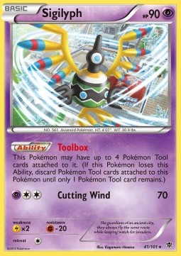 Sigilyph Plasma Blast #41/101