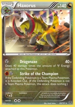 Haxorus Plasma Blast #69/101