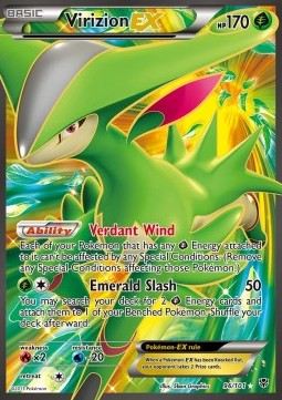 Virizion EX Plasma Blast #96/101