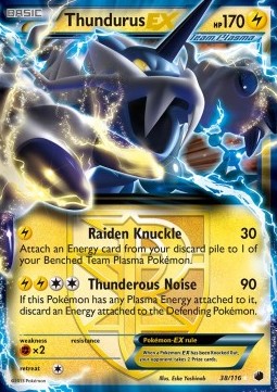 Thundurus EX Plasma Freeze #38/116