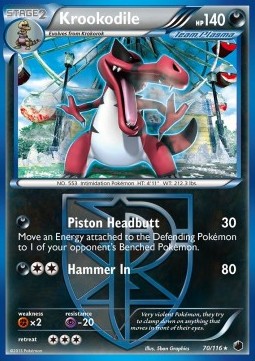 Krookodile Plasma Freeze #70/116