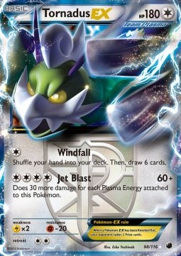 Tornadus EX Plasma Freeze #98/116