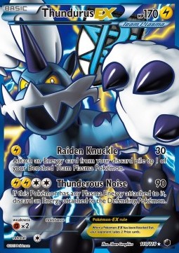 Thundurus EX Plasma Freeze #110/116