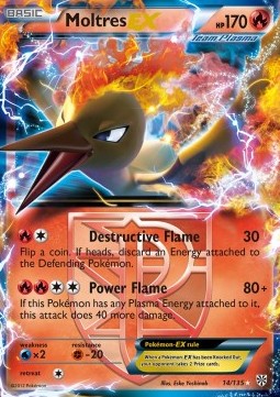 Moltres EX Plasma Storm #14/135