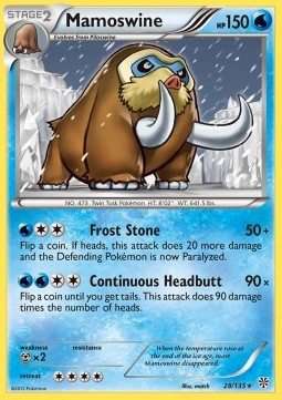 Mamoswine Plasma Storm #28/135