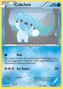 Cubchoo Plasma Storm #40/135