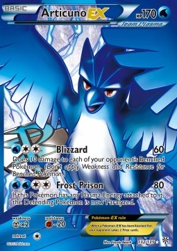 Articuno EX Plasma Storm #132/135