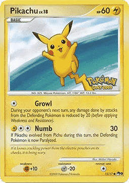Pikachu Lv.18 POP Series 9 #2/17