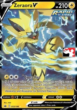 Zeraora V Play! Pokémon Prize Pack Series One #053