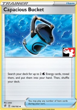 Capacious Bucket Play! Pokémon Prize Pack Series One #156