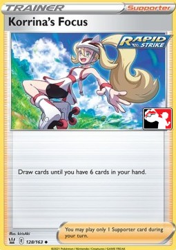 Korrina's Focus Play! Pokémon Prize Pack Series One #128