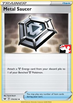 Metal Saucer - Play! Pokémon Prize Pack Series One #170