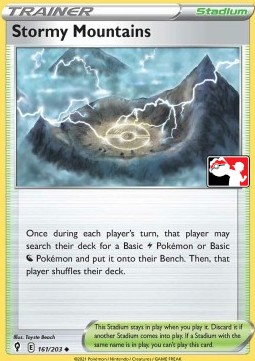 Stormy Mountains - Play! Pokémon Prize Pack Series One #161