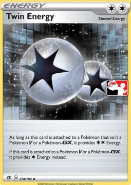 Twin Energy - Play! Pokémon Prize Pack Series One #174